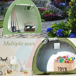 Merkloos Fietstent, Beschermhoes Fietsenschuur, Tent Voor Camping In De Open Lucht-groen 200*80*165CM -Outdoor Kampeerwinkel 1200x1200 30