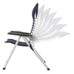 Campart Campingstoel CH-0592 - Opvouwbaar Met Hoofdsteun - 7 Verstelbare Standen - Lichtgewicht - Blauw -Outdoor Kampeerwinkel 1200x1200 392