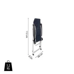 Campart Campingstoel CH-0592 - Opvouwbaar Met Hoofdsteun - 7 Verstelbare Standen - Lichtgewicht - Blauw -Outdoor Kampeerwinkel 1200x1200 394