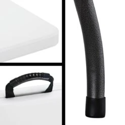 Casaria Tuintafel Opvouwbaar – Met Draaggreep 220x70 Cm – Wit -Outdoor Kampeerwinkel 1200x1200 410