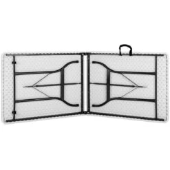 Casaria Tuintafel Opvouwbaar – Met Draaggreep 220x70 Cm – Wit -Outdoor Kampeerwinkel 1200x1200 412