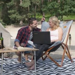 Bo-Camp - Urban Outdoor - Relaxstoel - Bloomsbury - L - Oxford Polyester - Grijs -Outdoor Kampeerwinkel 1200x1200 415