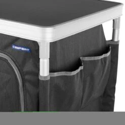 Campart Campingkast CU-0719 – Opvouwbaar En Verstelbaar - 4 Verstelbare Poten - 3 Lagen - Aluminium Frame - Grijs -Outdoor Kampeerwinkel 1200x1200 438