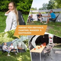Skandika Campingstoel Compact – Campingstoelen - Campingstoel Tot 150 Kg Belastbaar - Kampeerstoel, Visstoel, Kleine Pakmaat, Opvouwbaar, Stabiel, Licht, Comfortabel Gepolsterd – Draagtas Meegeleverd - Vouwstoel – Zwart -Outdoor Kampeerwinkel 1200x1200 451