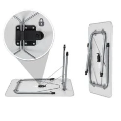 TecTake - Campingtafel - Inklapbaar, Afmetingen 80 X 60 X 68 Cm - 402173 -Outdoor Kampeerwinkel 1200x1200 515