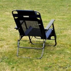 Ligstoel 155x60cm - Opvouwbaar Campingstoel Ligbed Strandstoel Tuinstoel Vouwligstoel Blauw -Outdoor Kampeerwinkel 1200x1200 585