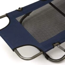 Ligstoel 155x60cm - Opvouwbaar Campingstoel Ligbed Strandstoel Tuinstoel Vouwligstoel Blauw -Outdoor Kampeerwinkel 1200x1200 590