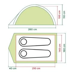 Coleman Darwin 2 Koepeltent - 2-Persoons - Groen -Outdoor Kampeerwinkel 1200x1200 61
