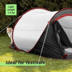 JEMIDI Tweepersoons Pop-up Tent - Opgooitent, Werptent Voor 2 Personen - Ideaal Als Festivaltent Of Kampeertent - Verschillende Kleuren -Outdoor Kampeerwinkel 1200x1200 62
