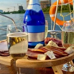 Merkloos Opvouwbare Draagbare Picknicktafel, Outdoor Opvouwbare Lichtgewicht Kampeertafel 30,5 Cm Kleine Houten Wijnpicknicktafel Voor Feest, Strand, Tuin, Camping, Barbecue, Reizen -Outdoor Kampeerwinkel 1200x1200 632