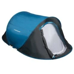 Dunlop Pop Up Tent 220 X 120 X 90 Cm - Grijs/ Blauw - 1 Persoons -Outdoor Kampeerwinkel 1200x1200 67