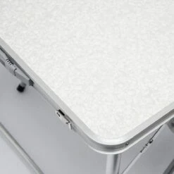 Aluminium Kampeertafel 120x60cm - Campingtafel Inklapbaar - 3-voudig Verstelbare Vouwtafel Grijs -Outdoor Kampeerwinkel 1200x1200 695