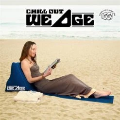 CKB LTD - Chill Out - Luchtbed - Campingstoel - Wedge Opblaasbare Ligstoel - Blauw Strandstoel 1 Persoons Volwassen Luchtbedden Kampeerstoel Vouwstoel Stoel Slaapmatje Slaapmatten Opvouwbaar Volwassenen Tuinstoel Opblaasstoel Kampeerstoelen Lucht -Outdoor Kampeerwinkel 1200x1200 698