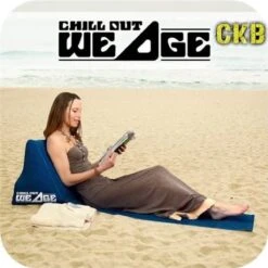 CKB LTD - Chill Out - Luchtbed - Campingstoel - Wedge Opblaasbare Ligstoel - Blauw Strandstoel 1 Persoons Volwassen Luchtbedden Kampeerstoel Vouwstoel Stoel Slaapmatje Slaapmatten Opvouwbaar Volwassenen Tuinstoel Opblaasstoel Kampeerstoelen Lucht -Outdoor Kampeerwinkel 1200x1200 700