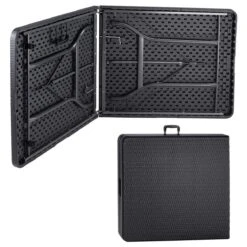 Casaria Tuintafel Opvouwbaar – Met Draaggreep 180x75 Cm – Zwart -Outdoor Kampeerwinkel 1200x1200 704