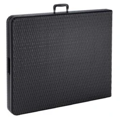 Casaria Tuintafel Opvouwbaar – Met Draaggreep 180x75 Cm – Zwart -Outdoor Kampeerwinkel 1200x1200 708