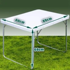 Merkloos Aluminium Inklapbare Tuintafel - Campingtafel - 80x60x68 Cm -Outdoor Kampeerwinkel 1200x1200 718