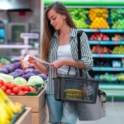 Brisby 4 Laags Geïsoleerde Koeltas - Boodschappentas 21 Liter - Grijs -Outdoor Kampeerwinkel 1200x1200 750