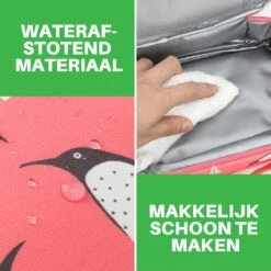 Brisby 4 Laags Geïsoleerde Koeltas - Lunchtas 1.5 Liter - Roze Pinguïn -Outdoor Kampeerwinkel 1200x1200 795