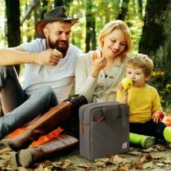 Brisby 4 Laags Geïsoleerde Koeltas - Lunchtas 7 Liter - Donkergrijs -Outdoor Kampeerwinkel 1200x1200 842