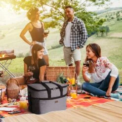 Packaway 4 Laags Geïsoleerde Koeltas - Lunchtas 40 Liter - Grijs -Outdoor Kampeerwinkel 1200x1200 909