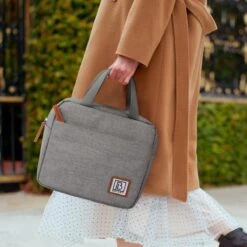 Brisby 4 Laags Geïsoleerde Koeltas - Lunchtas 4 Liter - Lichtgrijs -Outdoor Kampeerwinkel 1200x1200 946