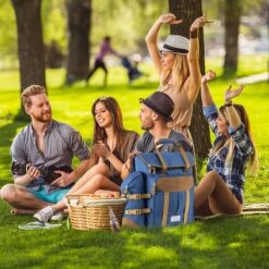 Cabinmax Koeltas - Koelrugzak - Picknick - Picknicktas Met Flessenhouder - Koelrugtas 24L - Olive Green -Outdoor Kampeerwinkel 1200x1200 991