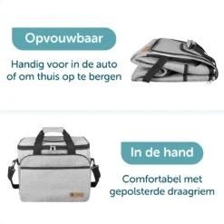 ForDig Koeltas XL Grijs (30 Liter) - Gemaakt Van 600D Polyester Met PEVA-Voering - Ruimte Voor 40 Blikjes Of 20 Halve Liter Flessen - Opvouwbaar Koel Tas Met Easy-Acces Flap - Ruimte Voor Bestek - Picknick Cool Bag - Coolerbag - Grote Cooler -Outdoor Kampeerwinkel 1200x1200 998