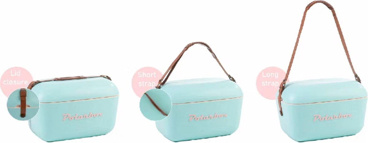 Merkloos Polarbox - Koelbox - Met Schouderband - Geel - 20 Liter - 45x30x(H)27cm 7 Merkloos Polarbox - Koelbox - Met Schouderband - Geel - 20 Liter - 45x30x(H)27cm - Afbeelding 5