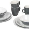 Bo-Camp Servies - Campingbord - 100% Melamine - 16-delig - Grijs -Outdoor Kampeerwinkel 1200x560 1