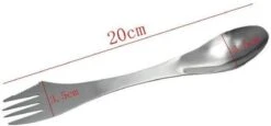 KELERINO. RVS Spork - Survival Outdoor Camping - Vork, Lepel & Mes - 3 Stuks -Outdoor Kampeerwinkel 1200x560