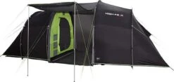 High Peak Tauris 4 Tunneltent - Donkergrijs - 4 Persoons -Outdoor Kampeerwinkel 1200x569