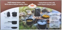 ESSCHERT DESIGN Pannenset Kampvuur - 4 Delig - Outdoor - Metaal -Outdoor Kampeerwinkel 1200x581 15