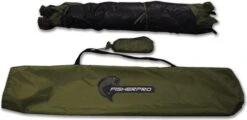 FisherPro Karpertent Met Stormcover – Vistent – Tent - Bescherming Tegen Zon En Wind – 100% Waterdichte Stormhoes – Met Handige Meeneemtas – Ook Geschikt Als Strandtent Of Festivaltent – Extra Veiligheid En Warmte Door Stormcover -Outdoor Kampeerwinkel 1200x582 1