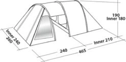 Easy Camp Tunneltent 4-persoons Galaxy 400 Staalgrijs En Blauw -Outdoor Kampeerwinkel 1200x598 1