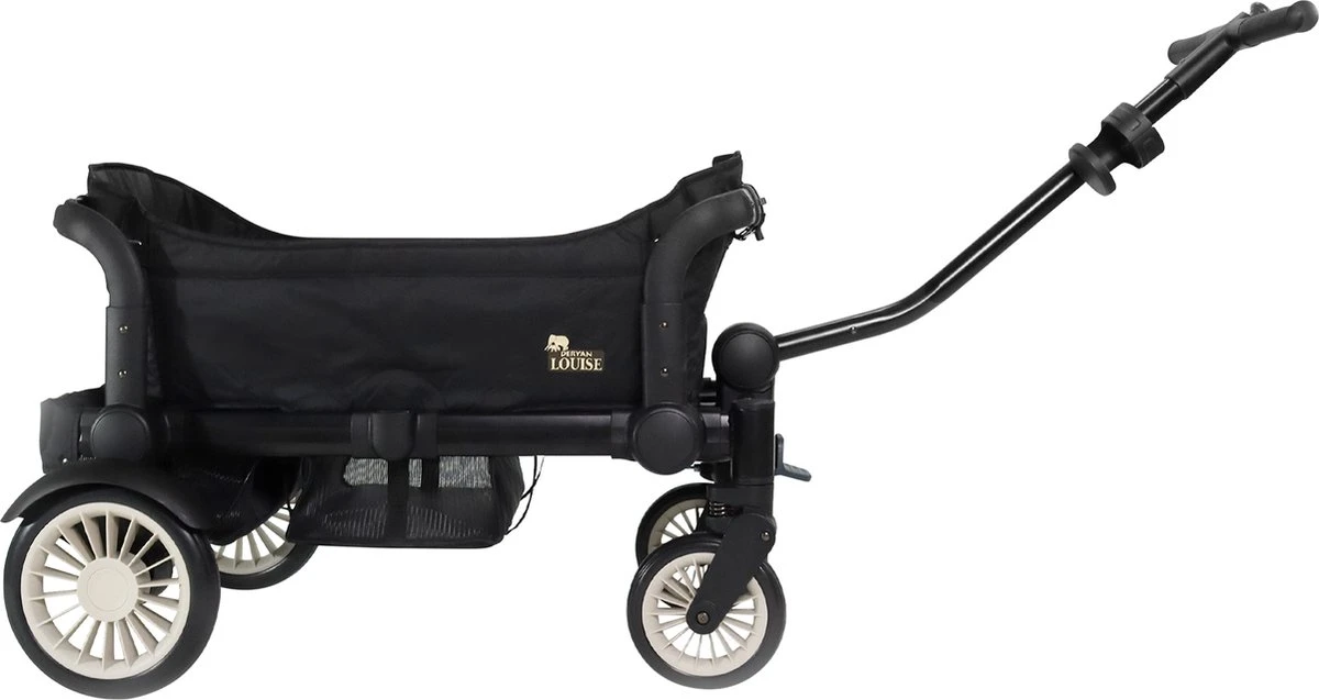 Deryan Luxe Sandy Bolderkar - Duo Buggy - Tandem Buggy - Opvouwbaar - Inklapbare Bolderwagen - Duo Kinderwagen - Zwart 14 Deryan Luxe Sandy Bolderkar - Duo Buggy - Tandem Buggy - Opvouwbaar - Inklapbare Bolderwagen - Duo Kinderwagen - Zwart - Afbeelding 12