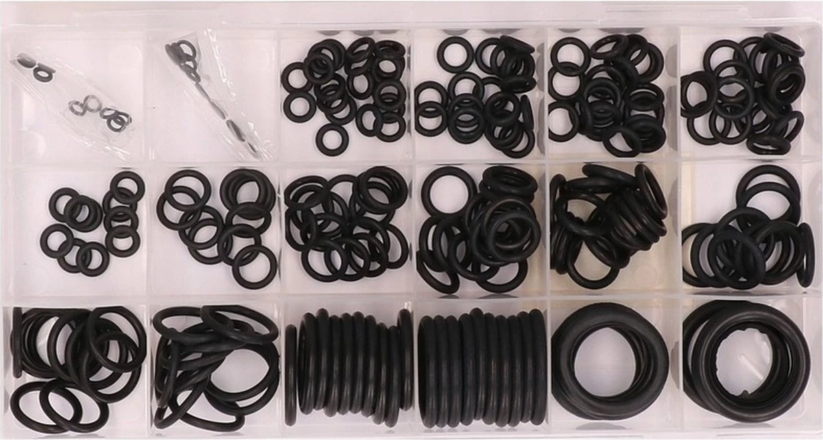 Benson O-ringen Set 225-delige Doos - Rubberen Ringetjes Set - Afsluitringetjes Set 3 Benson O-ringen Set 225-delige Doos - Rubberen Ringetjes Set - Afsluitringetjes Set