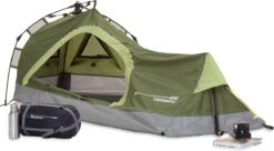 Where Tomorrow Solo Tent 225X100X57 Cm - Groen - 1 Persoons -Outdoor Kampeerwinkel 1200x661