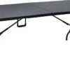 ERRO Vouwtafel - Wickerlook - 180x74cm - Zwart -Outdoor Kampeerwinkel 1200x666 2