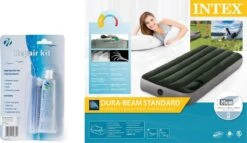 Intex Luchtbed - Downy - Formaat: Cot - B76 X L191 X H25 Cm - Ingebouwde Voetpomp- Met Reparatieset -Outdoor Kampeerwinkel 1200x693 2