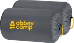 Abbey Camp Slaapzak Amsterdam - 2-pack - Dekenmodel - 210 X 85 Cm - Grijs -Outdoor Kampeerwinkel 1200x693 3