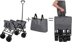 TecTake - Opvouwbare Bolderkar Heidrun Grijs -Outdoor Kampeerwinkel 1200x703 6