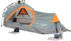 Where Tomorrow Solo Tent Pop Up 225X100X57 Cm - Grijs - 1 Persoons -Outdoor Kampeerwinkel 1200x705