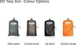 Tarp 3x3 – Olive Green -Outdoor Kampeerwinkel 1200x719 1