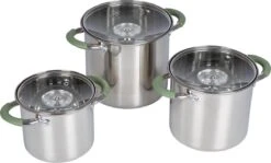 Bo-Camp - Pannenset - Elan Plus - 3-Delig - RVS -Outdoor Kampeerwinkel 1200x726 3