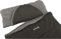 Outwell Slaapzak Contour Rits Links Zwart -Outdoor Kampeerwinkel 1200x771 9
