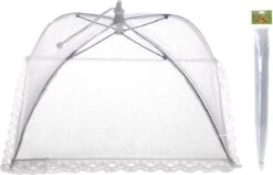 Merkloos Opvouwbaar Vliegennetje / Vliegenkapje 45 X 45 Cm - Hoogte 20 Cm -Outdoor Kampeerwinkel 1200x774 3