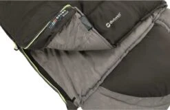 Outwell Slaapzak Contour Rits Links Zwart -Outdoor Kampeerwinkel 1200x777 2