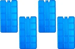DULA Blauwe Koelelementen - 4 Stuks 200 Gram - 8 X 15 X 2 Cm -Outdoor Kampeerwinkel 1200x784
