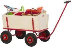 Benson Bolderkar - Bolderwagen Hout - Strandwagen - Kinderen - Boodschappenkar -Outdoor Kampeerwinkel 1200x792 4